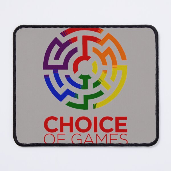 Item preview, CHOICE-OF-GAMES-RAINBOW-LETTER-LOGO designed and sold by KaciBarnes.