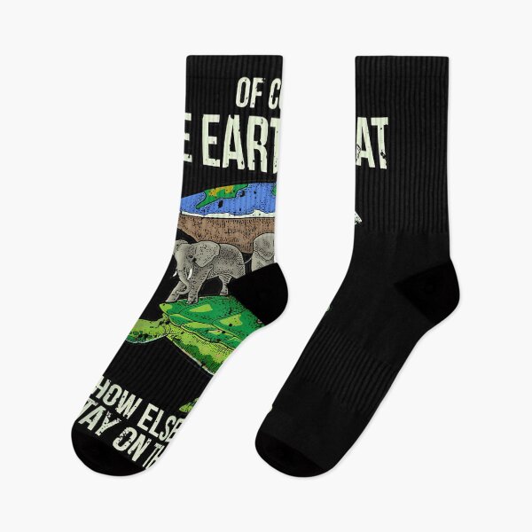 Item preview,  Flat Earth SocietyTurtle Elephants Men Women Gift designed and sold by SimonClothes.
