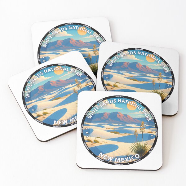 Item preview, White Sands National Park Poster - New Mexico Desert Landscape Art USA designed and sold by inkNext.