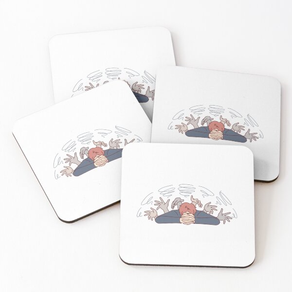 Item preview, Overwhelmed by Hands - Distressed Illustration designed and sold by Colorful-Garden.