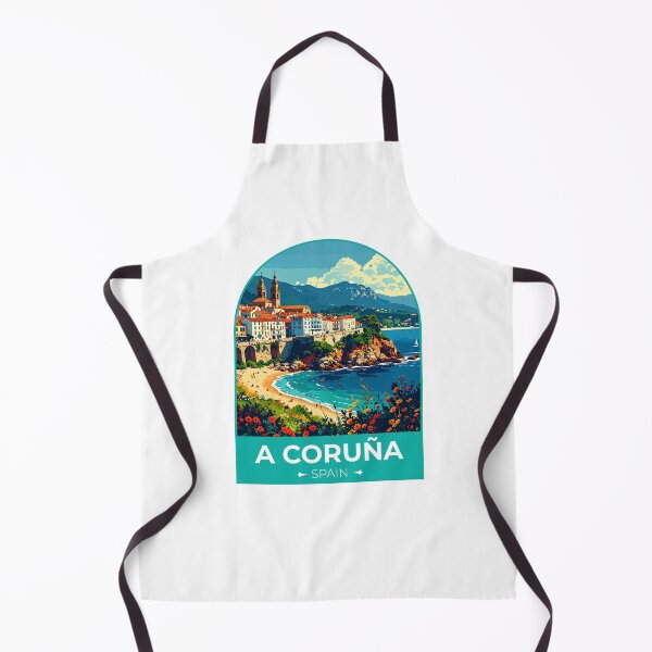Item preview, A Coruña Spain Travel Sticker designed and sold by TulipaGraphics.
