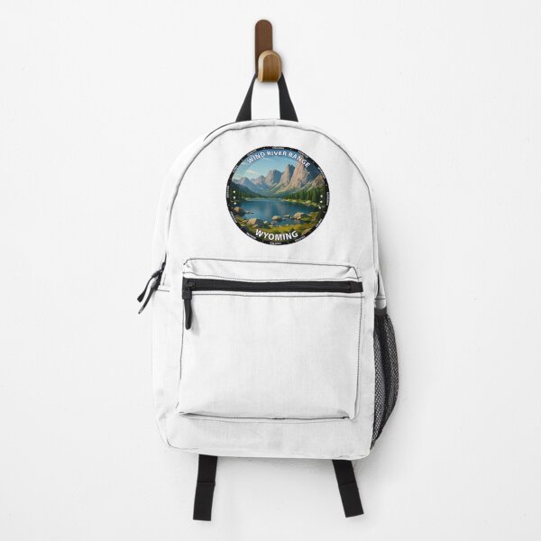 Item preview, Wind River Range Wyoming - Mountain Landscape Travel Poster USA designed and sold by inkNext.