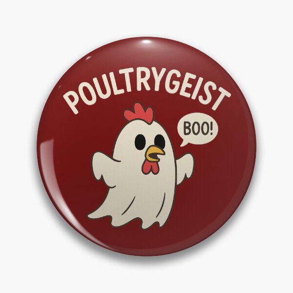 Item preview, Poultrygeist Funny Chicken Ghost Pun Design designed and sold by SlomianyPisarz.