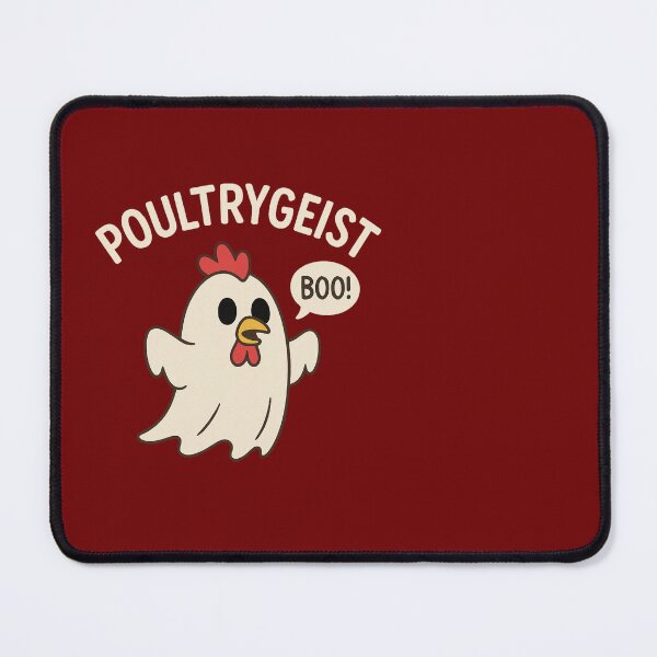 Item preview, Poultrygeist Funny Chicken Ghost Pun Design designed and sold by SlomianyPisarz.