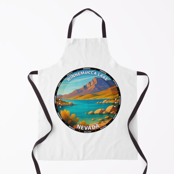 Item preview, Winnemucca Lake Nevada Desert Landscape Travel Poster USA designed and sold by inkNext.