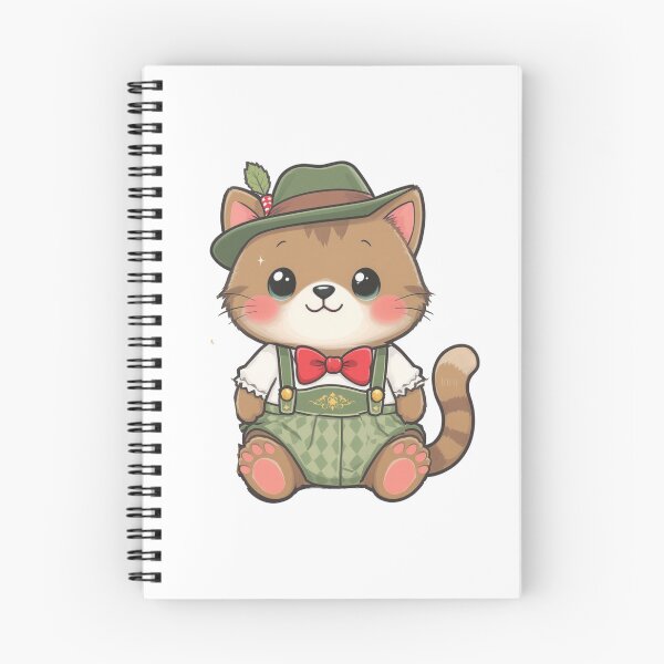 Item preview, cute Oktoberfest dirndl cat designed and sold by LayersDesign.