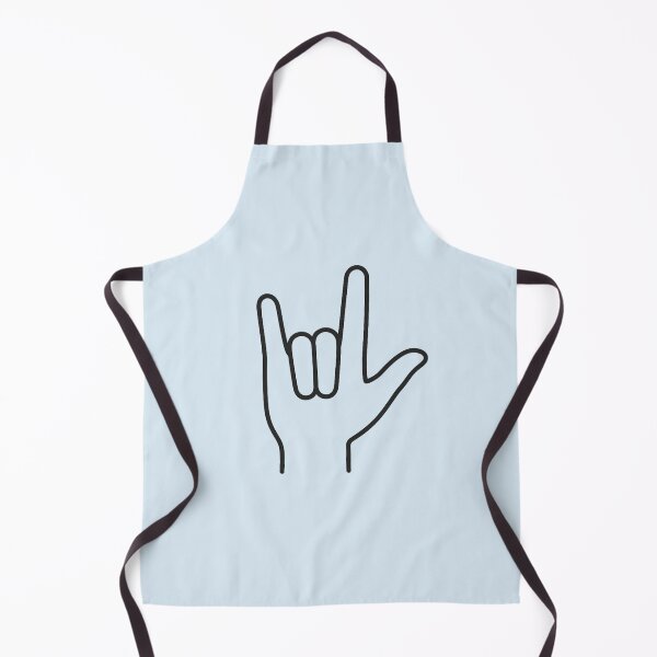 Item preview, Love in Sign Language | ASL Minimal Hand Symbol Design designed and sold by Tarun Bisht.