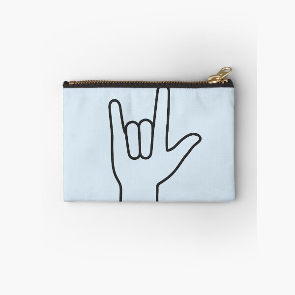 Item preview, Love in Sign Language | ASL Minimal Hand Symbol Design designed and sold by Tarun Bisht.