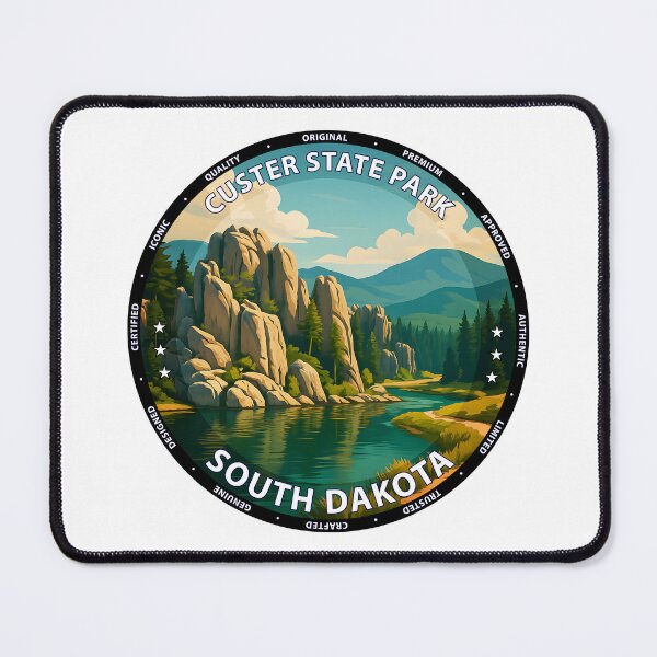 Item preview, Custer State Park South Dakota - Scenic Black Hills Travel Poster USA designed and sold by inkNext.