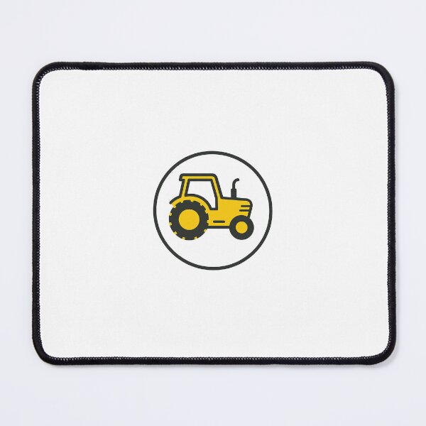 Item preview, Yellow Tractor Icon with Circular Frame designed and sold by GlobeMood.