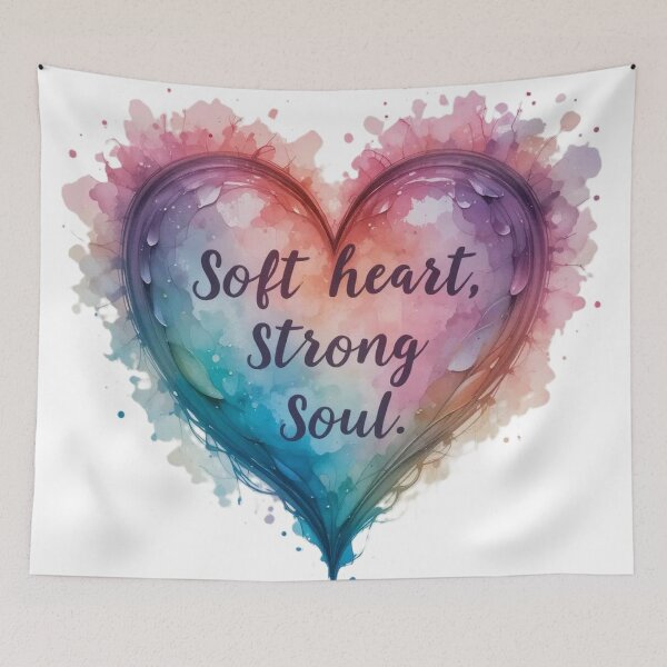 Item preview, Soft Heart Strong Soul Artwork designed and sold by InezPhotography.