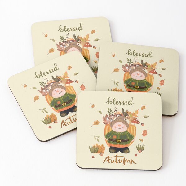 Item preview, Adorable Autumn Gnom  designed and sold by Creative Hand Drawn Digital Art.