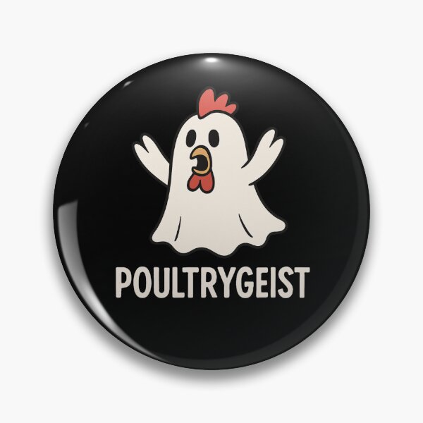 Item preview, Poultrygeist Chicken Ghost Pun Halloween Design designed and sold by SlomianyPisarz.