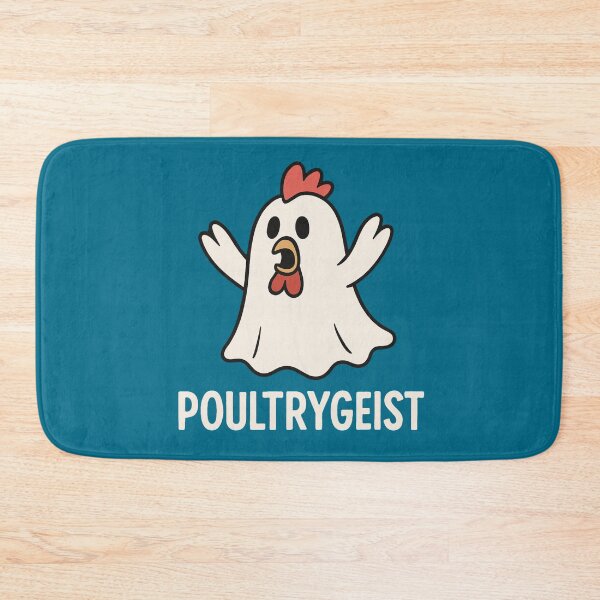 Item preview, Poultrygeist Chicken Ghost Pun Halloween Design designed and sold by SlomianyPisarz.