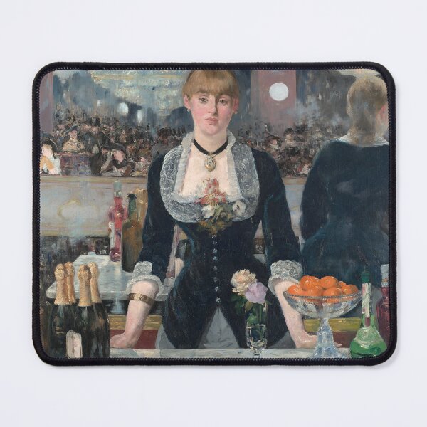 Item preview, A Bar at the Folies-Bergère — Édouard Manet (d. 1883) designed and sold by Art Outlaws.