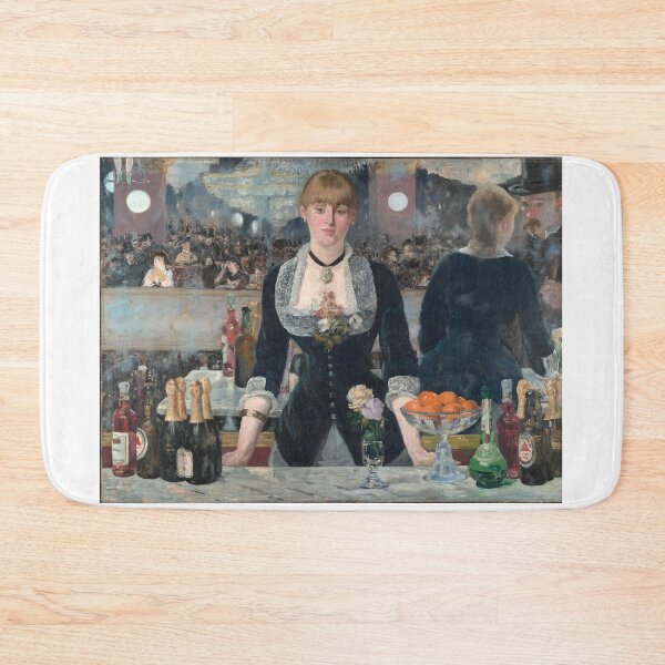Item preview, A Bar at the Folies-Bergère — Édouard Manet (d. 1883) designed and sold by Art Outlaws.