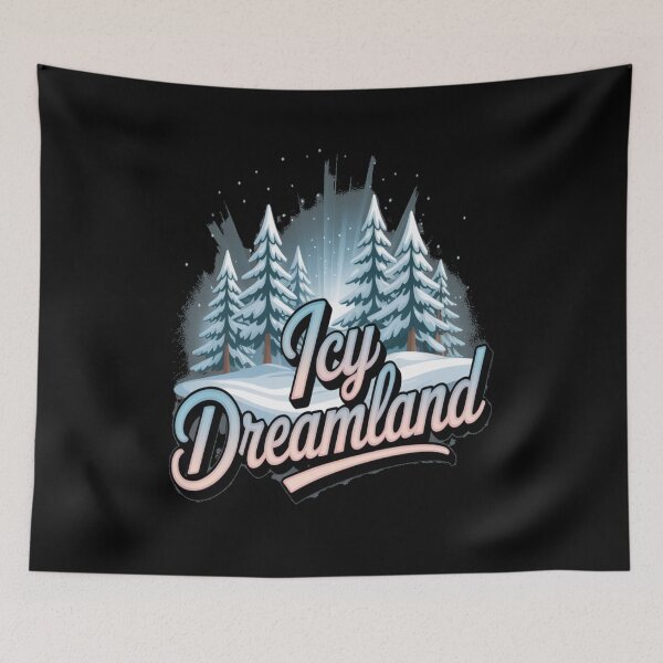 Item preview, Winter paradise - Snowy idyll - Icy dreamland - Frosty fantasy - Chilly utopia - Arctic marvel - Glacial haven - Snowscape - Winter dreamscape - Winter magic designed and sold by JansenGS.