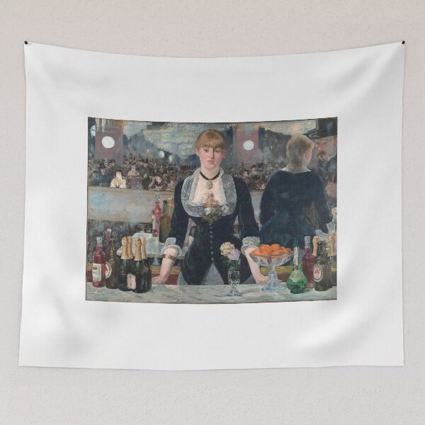 Item preview, A Bar at the Folies-Bergère — Édouard Manet (d. 1883) designed and sold by Art Outlaws.