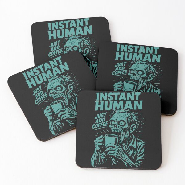 Item preview, Instant Human Just Add Coffee Funny Design designed and sold by LuminOrb.
