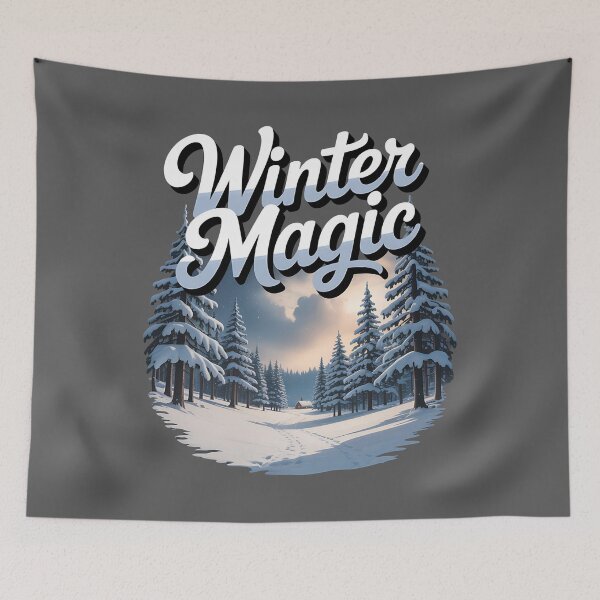 Item preview, Winter paradise - Snowy idyll - Icy dreamland - Frosty fantasy - Chilly utopia - Arctic marvel - Glacial haven - Snowscape - Winter dreamscape - Winter magic designed and sold by JansenGS.