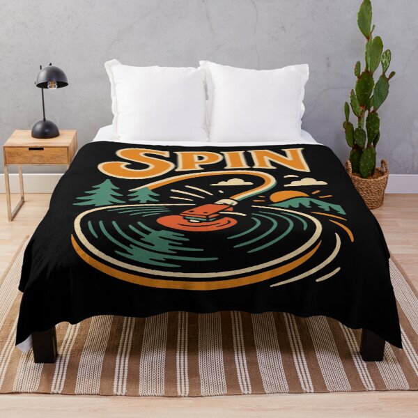 Item preview, Spin Vinyl Record Player Music Lover 70s Retro designed and sold by LuminOrb.