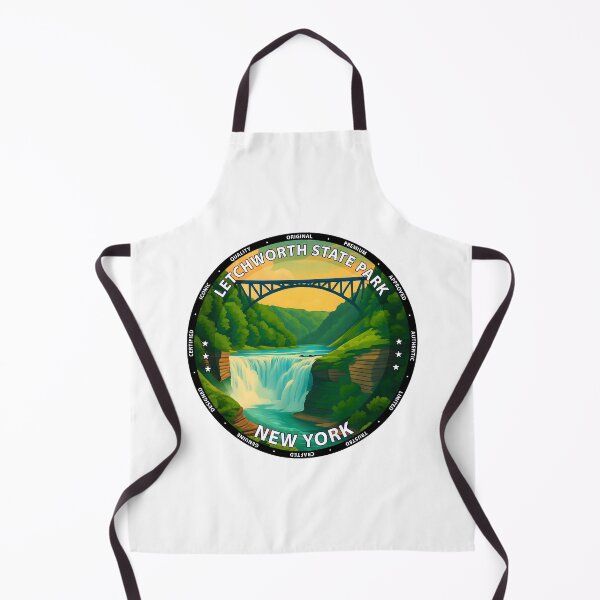 Item preview, Letchworth State Park New York Travel Poster - Scenic Waterfall & Canyon Art USA designed and sold by inkNext.