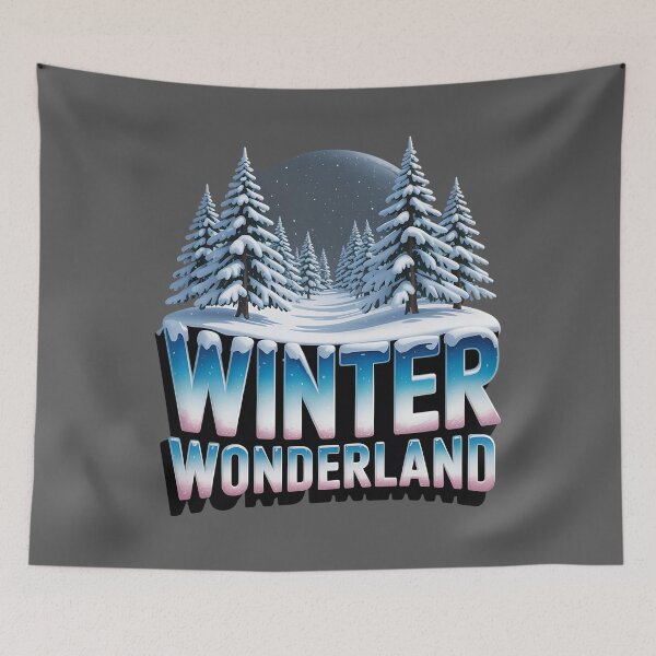 Item preview, Winter paradise - Snowy idyll - Icy dreamland - Frosty fantasy - Chilly utopia - Arctic marvel - Glacial haven - Snowscape - Winter dreamscape - Winter magic designed and sold by JansenGS.