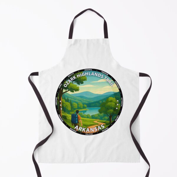 Item preview, Ozark Highlands Trail Arkansas Hiking Poster - Scenic Nature Travel Art designed and sold by inkNext.