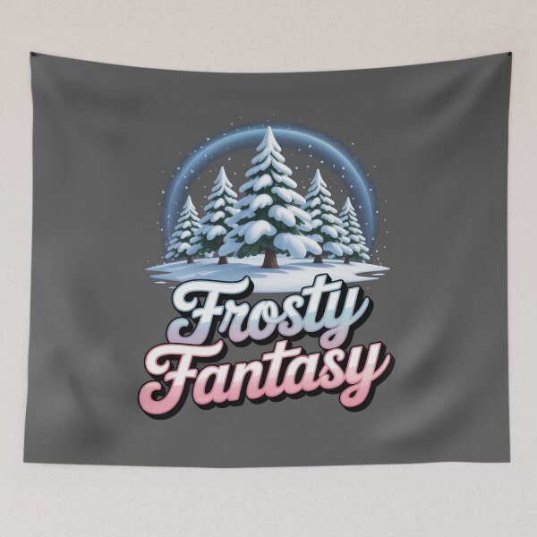 Item preview, Winter paradise - Snowy idyll - Icy dreamland - Frosty fantasy - Chilly utopia - Arctic marvel - Glacial haven - Snowscape - Winter dreamscape - Winter magic designed and sold by JansenGS.