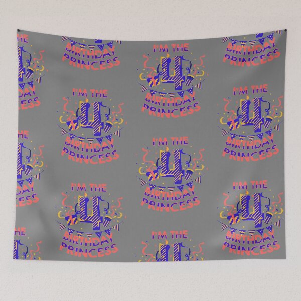 Item preview, Happy Birthday 4th Princess Girl designed and sold by Danny Cuevas.