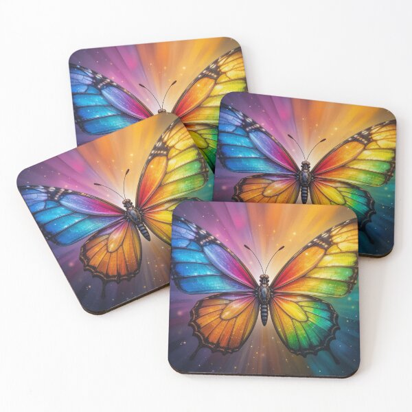 Item preview, Vibrant Rainbow Butterfly designed and sold by InezPhotography.