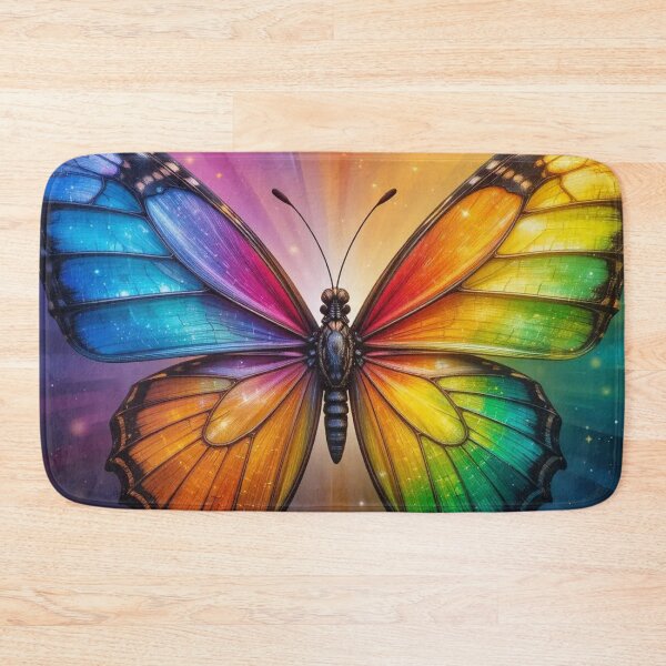 Item preview, Vibrant Rainbow Butterfly designed and sold by InezPhotography.