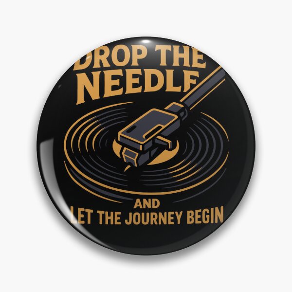 Item preview, Drop The Needle Vinyl Music Lovers Design designed and sold by LuminOrb.