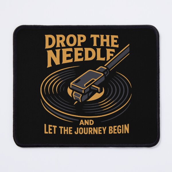 Item preview, Drop The Needle Vinyl Music Lovers Design designed and sold by LuminOrb.