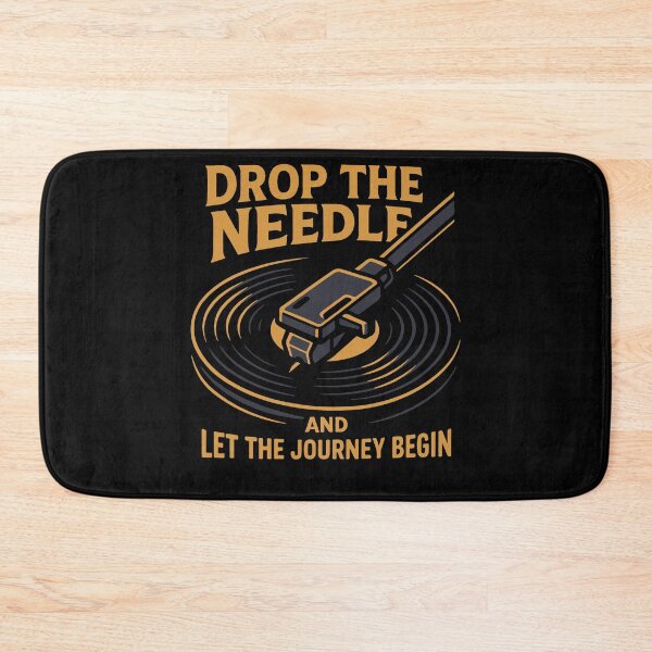 Item preview, Drop The Needle Vinyl Music Lovers Design designed and sold by LuminOrb.