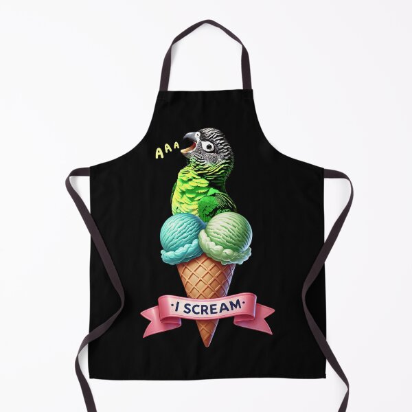 Item preview, I Scream Dusky Conure Parrot Lover Birding designed and sold by Kimberley King Art King Art.
