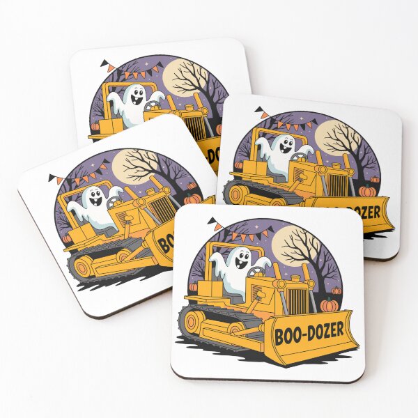 Item preview, Boo-Dozer | Halloween T-Shirt designed and sold by NicolasGlowArt.