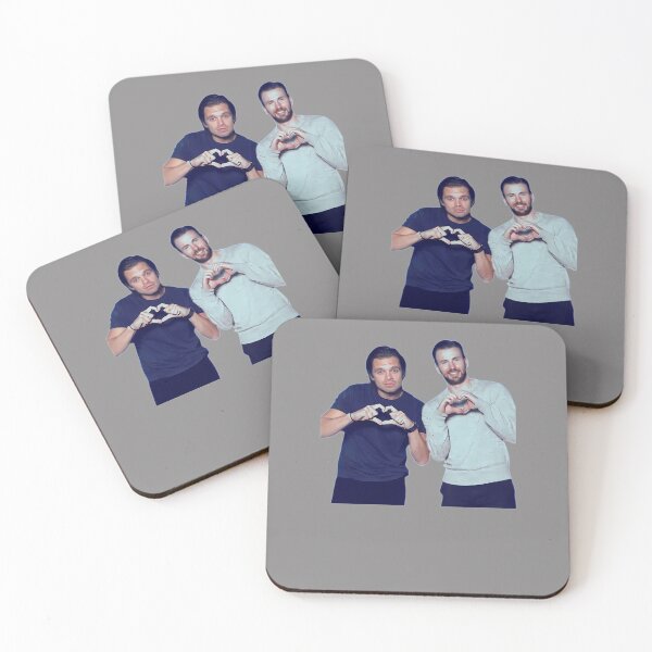 Item preview, CHRIS-EVANS--SEBASTIAN-STAN-HEARTS designed and sold by CharityBarnes.