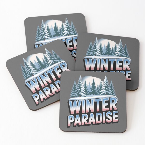 Item preview, Winter paradise - Snowy idyll - Icy dreamland - Frosty fantasy - Chilly utopia - Arctic marvel - Glacial haven - Snowscape - Winter dreamscape - Winter magic designed and sold by JansenGS.