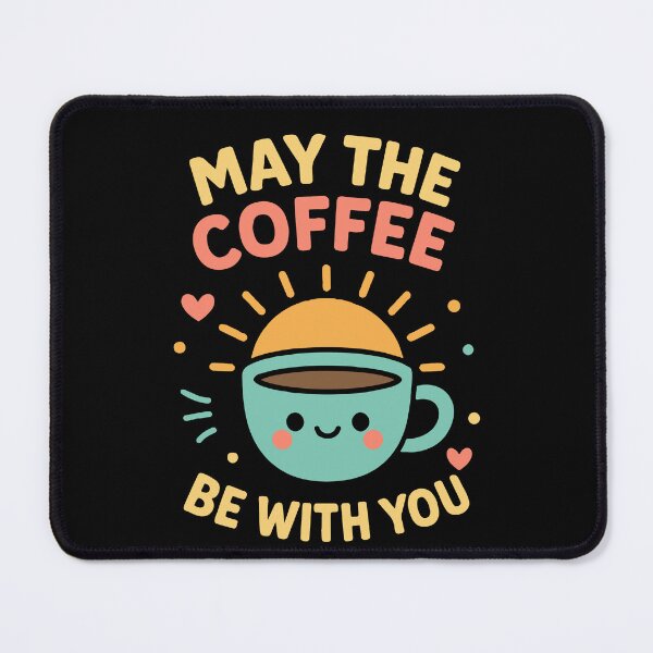 Item preview, May The Coffee Be With You Cute Coffee Design designed and sold by LuminOrb.