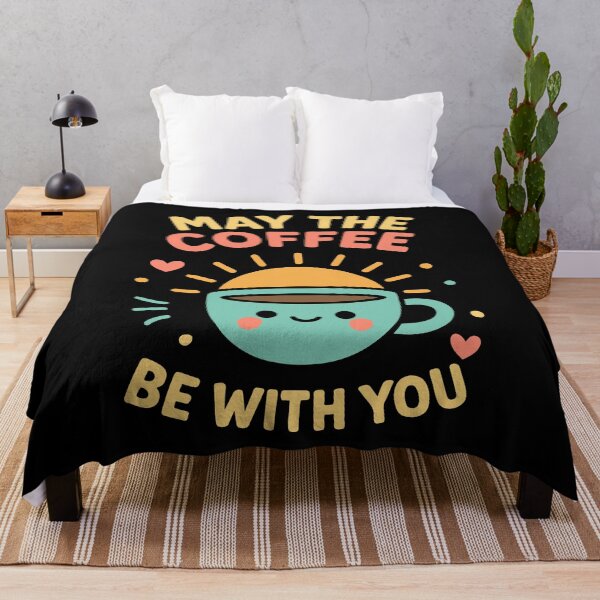 Item preview, May The Coffee Be With You Cute Coffee Design designed and sold by LuminOrb.