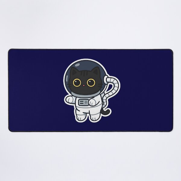 Item preview, Kawaii black astronaut cat (void cat) — chibi space kitty designed and sold by otacon99.