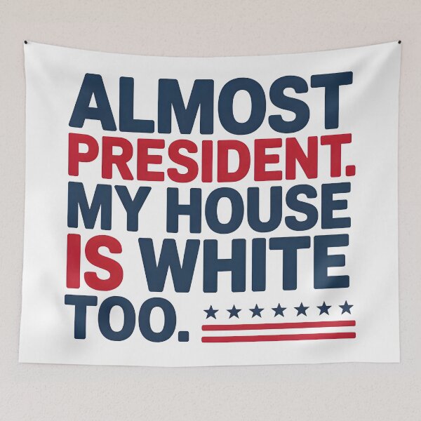 Item preview, Almost President Funny Quote – White House Parody Design designed and sold by WinkWild.