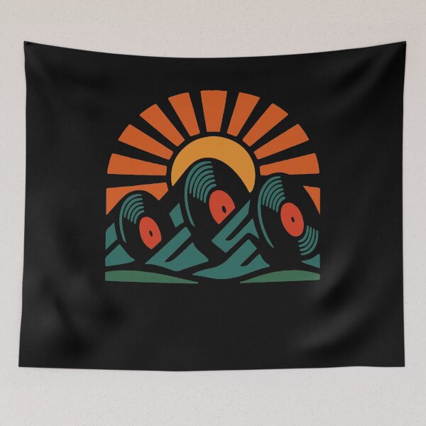 Item preview, Vinyl Sunrise Retro Music Lover Design designed and sold by LuminOrb.