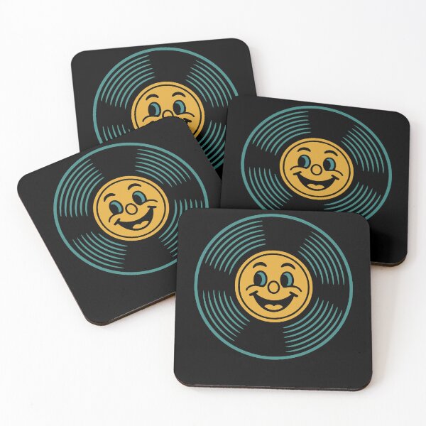 Item preview, Retro Vinyl Record Smile Music Lovers designed and sold by LuminOrb.