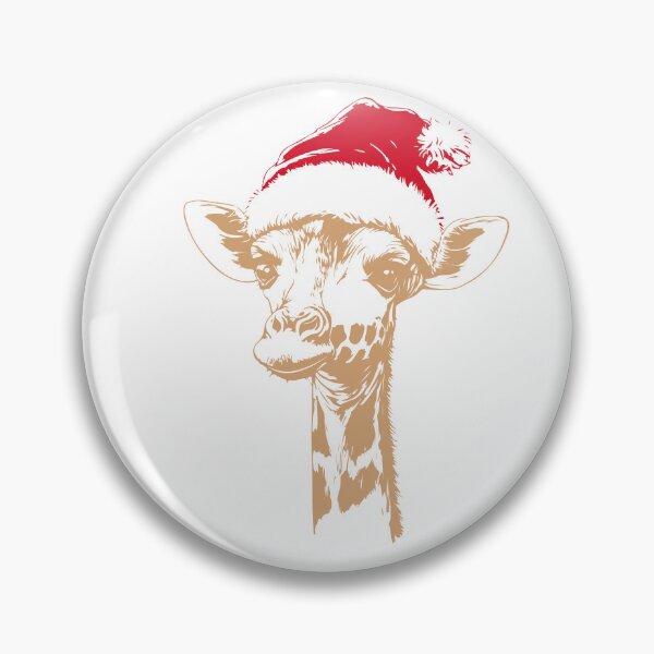 Item preview, Jirafa con Sombrero de Navidad designed and sold by JollyCritters.