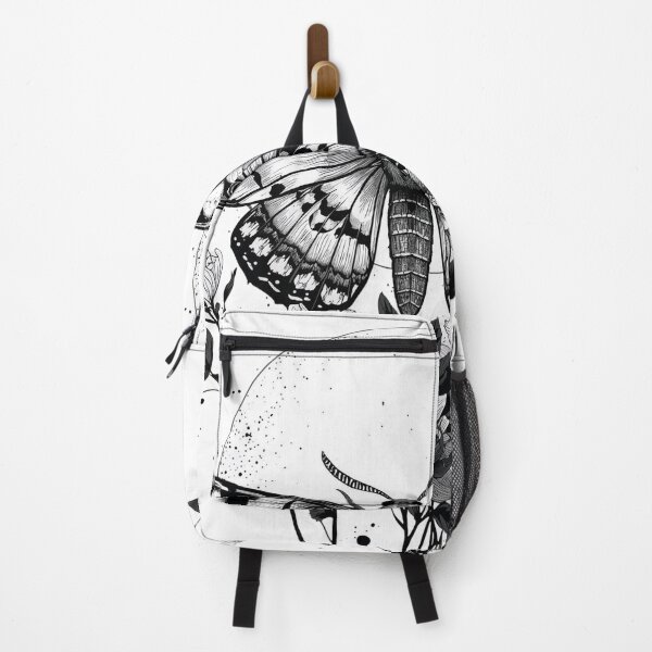Item preview, Mystical Moth Illustration – Black & White Lunar Design designed and sold by HT-Creative.