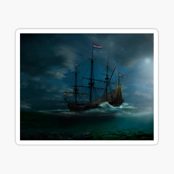 Item preview, Batavia hits Morning Reef at the Abrolhos Islands Western Australia designed and sold by vincedoranart.