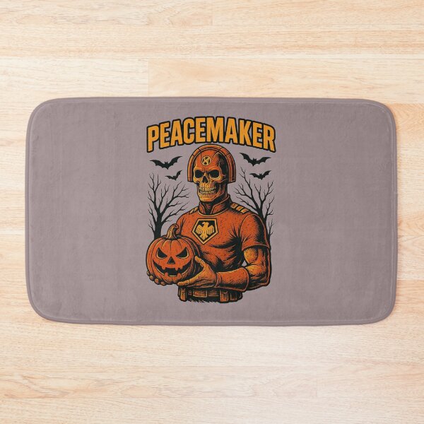 Item preview, Halloween Skeleton in Hero Outfit Holding a Carved Pumpkin designed and sold by LoomisDreams.