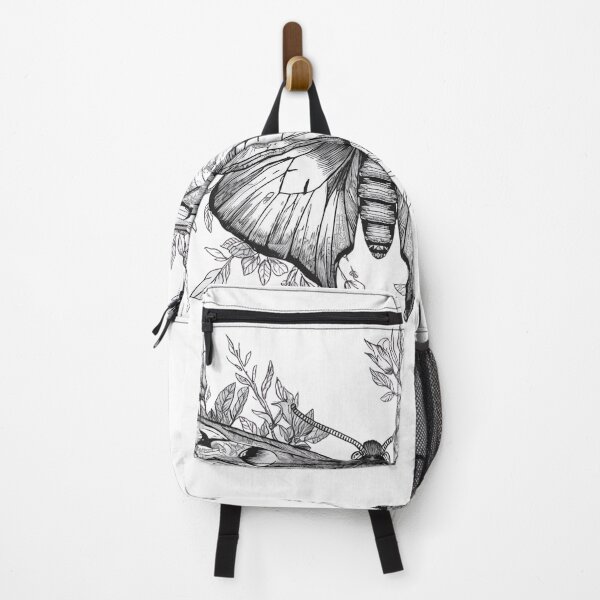 Item preview, Mystical Moth Illustration – Black & White Lunar Design designed and sold by HT-Creative.